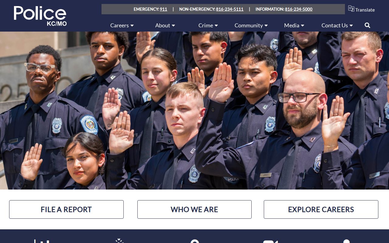 Kansas City Police Department official homepage