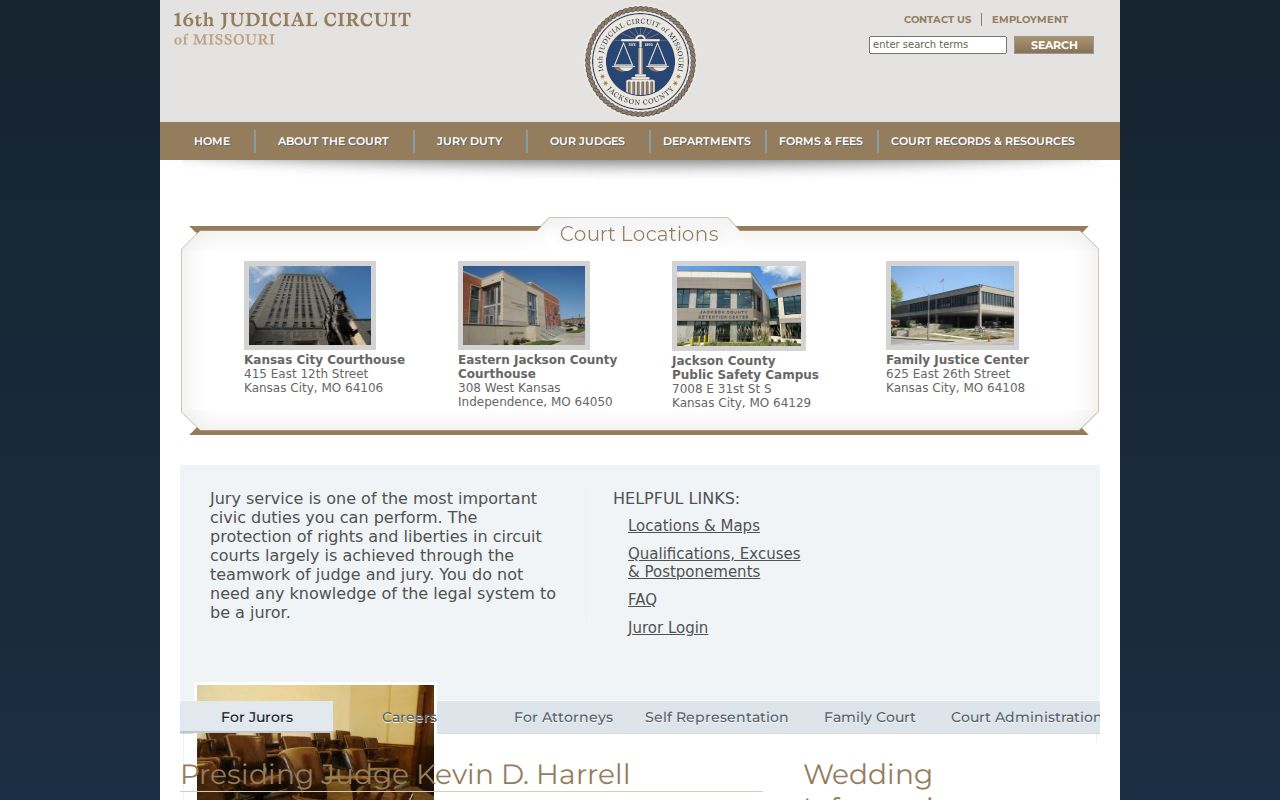 16th Judicial Circuit official homepage